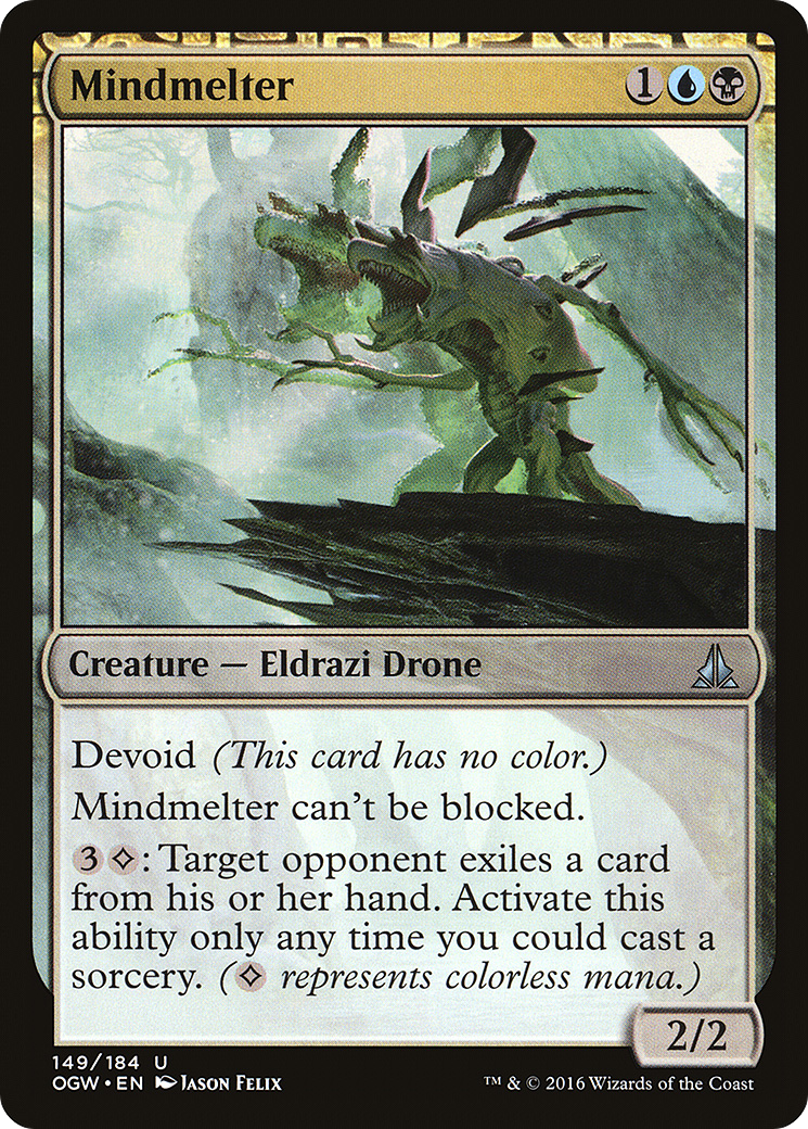 Oath of the Gatewatch - (OGW-149) - Mindmelter: (devoid) Foil
