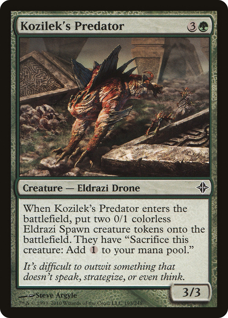 Rise of the Eldrazi - (ROE-193) - Kozilek's Predator