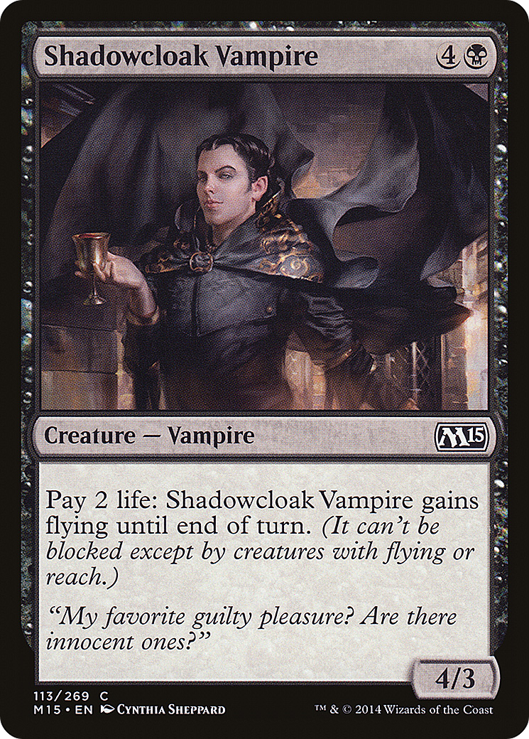 Magic 2015 - (M15-113) - Shadowcloak Vampire Foil