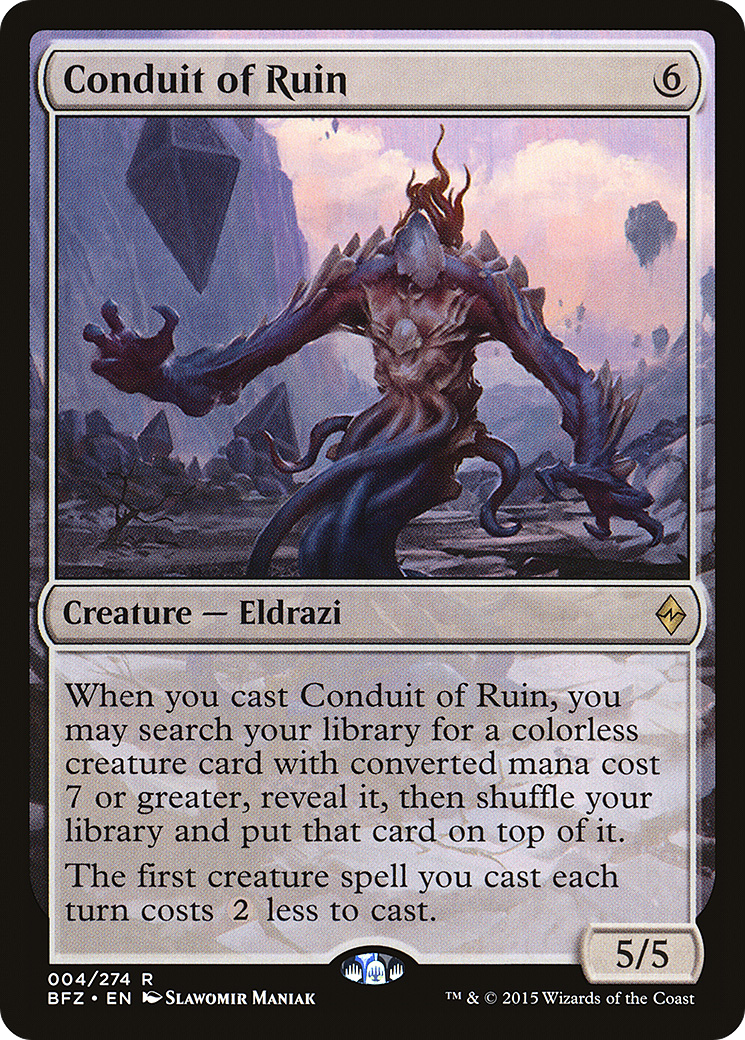 Battle for Zendikar - (BFZ-004) - Conduit of Ruin
