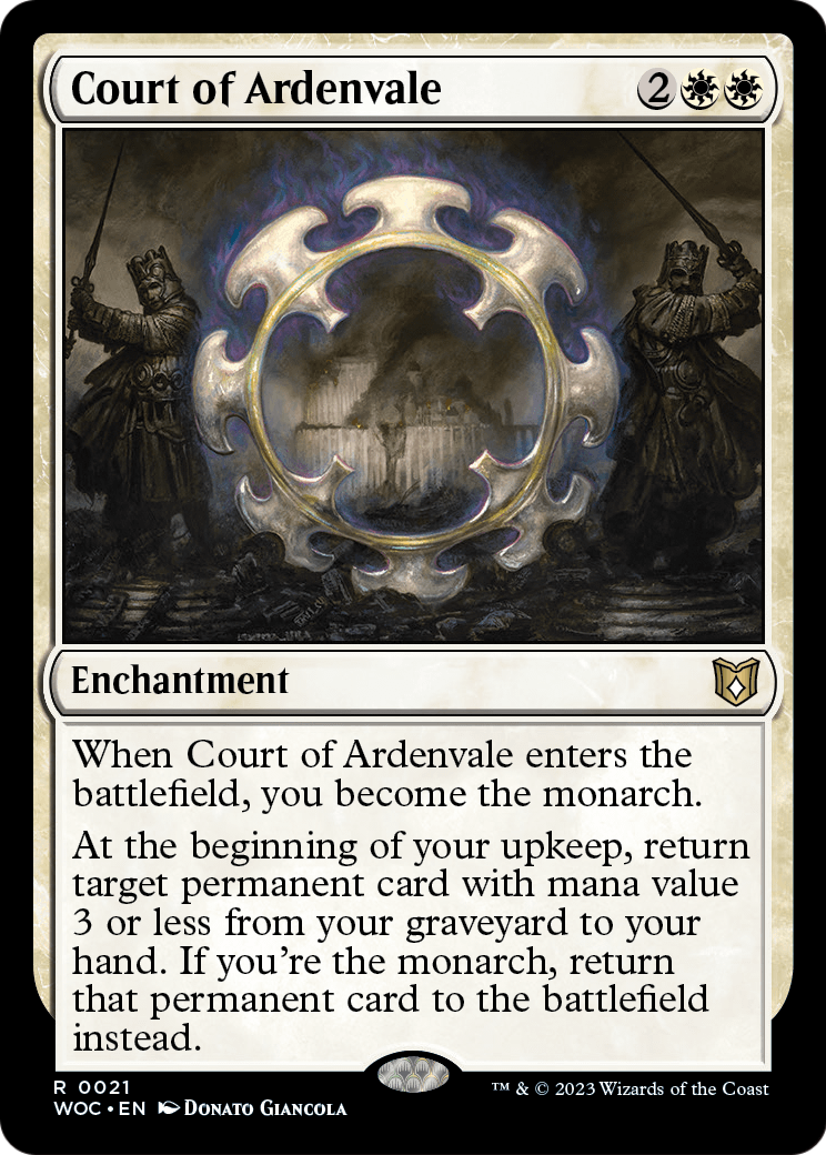 Wilds of Eldraine Commander - (WOC-021) - Court of Ardenvale Foil