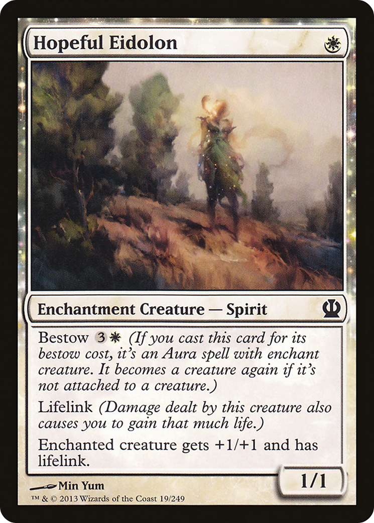 Theros - (THS-019) - Hopeful Eidolon: (enchantment) Foil