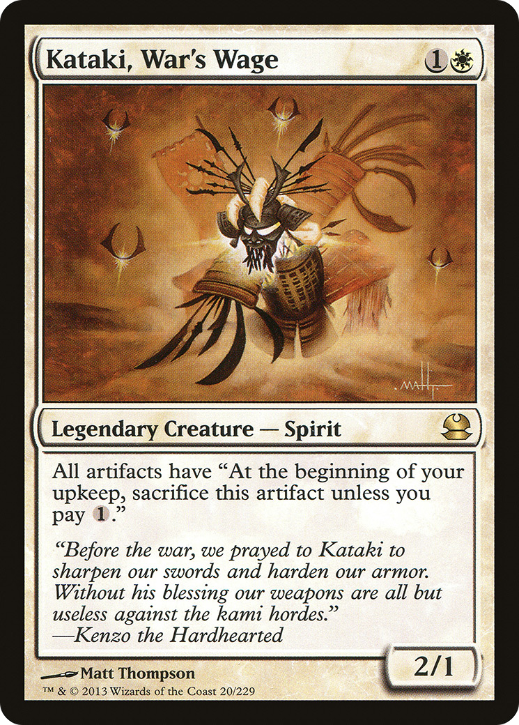 Modern Masters - (MMA-020) - Kataki, War's Wage