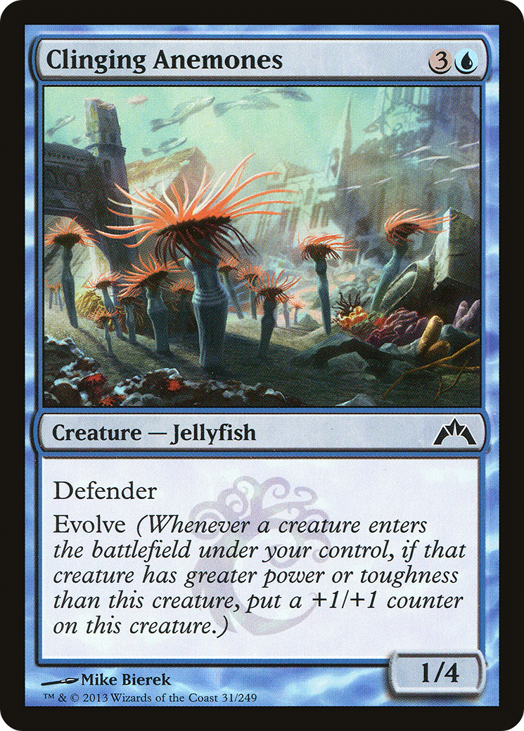 Gatecrash - (GTC-031) - Clinging Anemones Foil