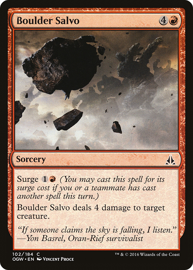 Oath of the Gatewatch - (OGW-102) - Boulder Salvo