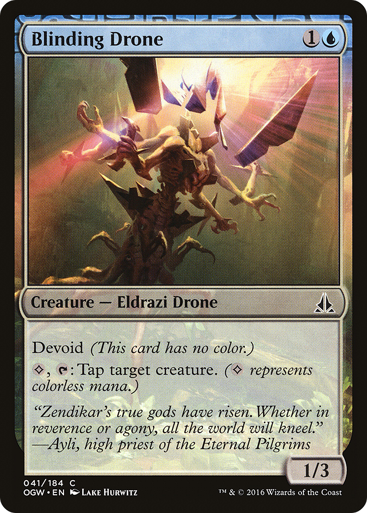 Oath of the Gatewatch - (OGW-041) - Blinding Drone: (devoid)