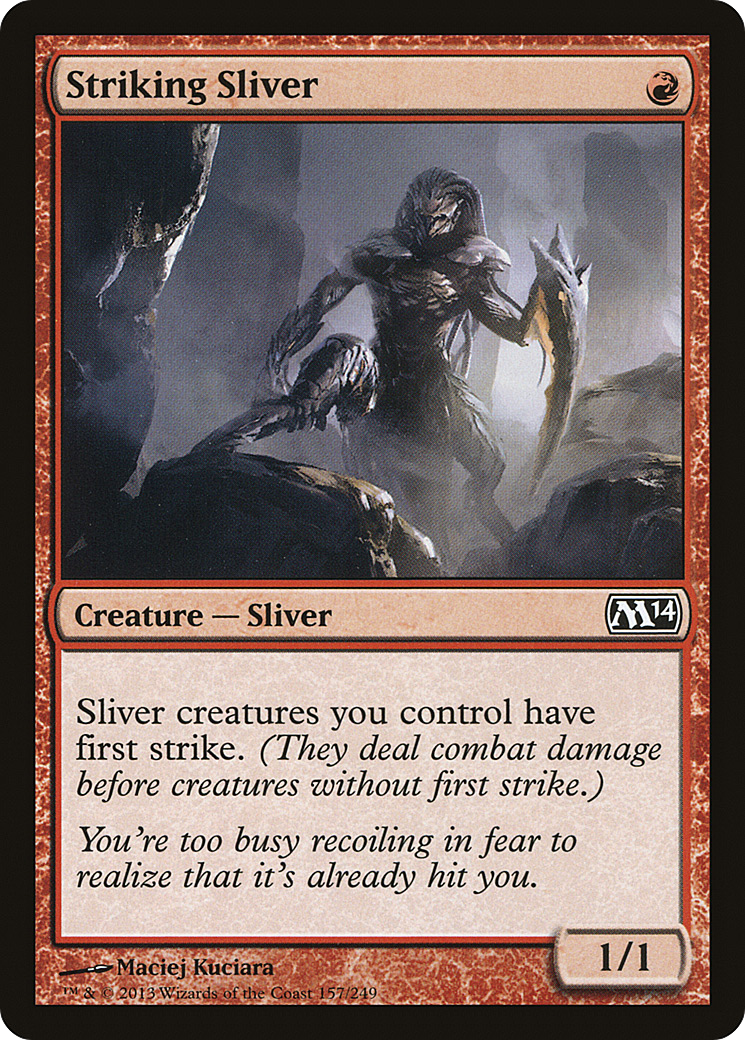 Magic 2014 - (M14-157) - Striking Sliver