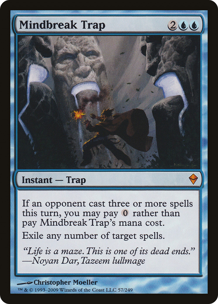 Zendikar - (ZEN-057) - Mindbreak Trap Foil