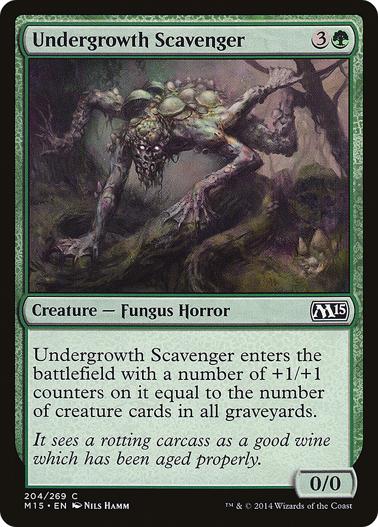 Magic 2015 - (M15-204) - Undergrowth Scavenger Foil