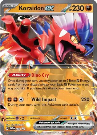 SV Scarlet & Violet Promo Cards  029 Koraidon ex  - Holofoil - Promo