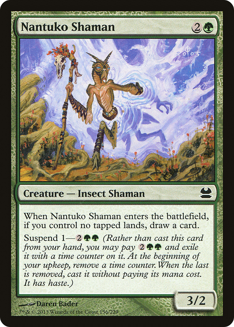 Modern Masters - (MMA-156) - Nantuko Shaman Foil