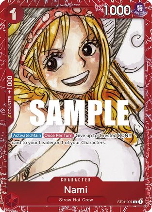 One Piece Promotion Cards  ST01-007 Nami (Premium Card Collection -ONE PIECE FILM RED Edition-) (ST01-007)  - Foil - Common