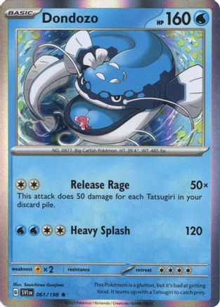 Miscellaneous Cards & Products  061/198 Dondozo  - Holofoil - Rare