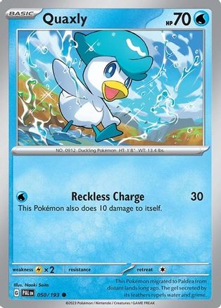 Miscellaneous Cards & Products  050/193 Quaxly  - Holofoil - Common