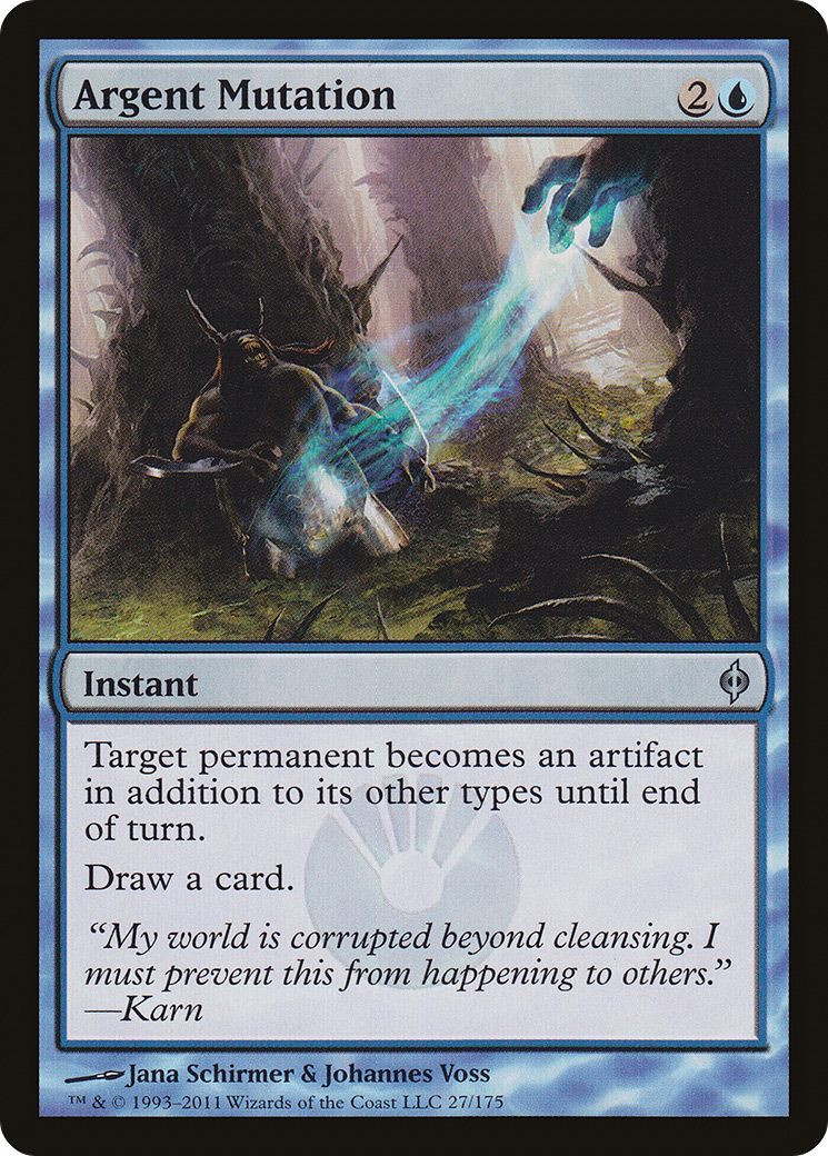 New Phyrexia - (NPH-027) - Argent Mutation Foil