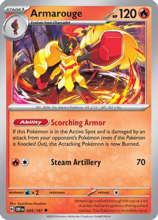 SV03 Obsidian Flames  044/197 Armarouge  - Uncommon