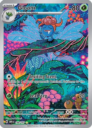 SV03 Obsidian Flames  198/197 Gloom  - Holofoil - Illustration Rare