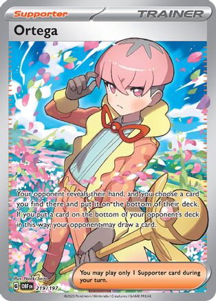 SV03 Obsidian Flames  219/197 Ortega  - Holofoil - Ultra Rare