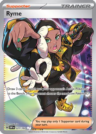 SV03 Obsidian Flames  221/197 Ryme  - Holofoil - Ultra Rare