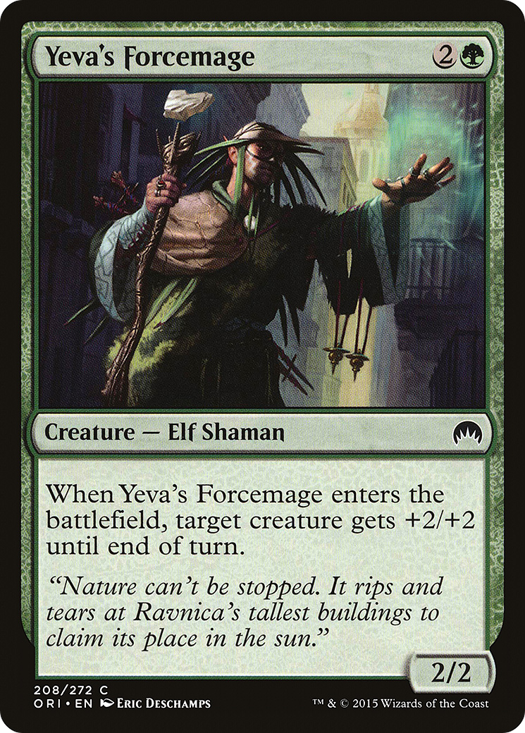 Magic Origins - (ORI-208) - Yeva's Forcemage Foil