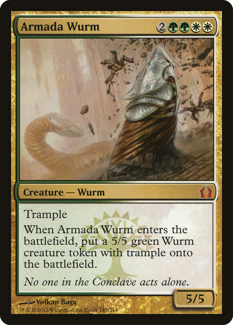 Return to Ravnica - (RTR-143) - Armada Wurm Foil