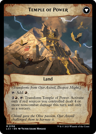 The Lost Caverns of Ixalan - (LCI-158) - Ojer Axonil, Deepest Might Foil