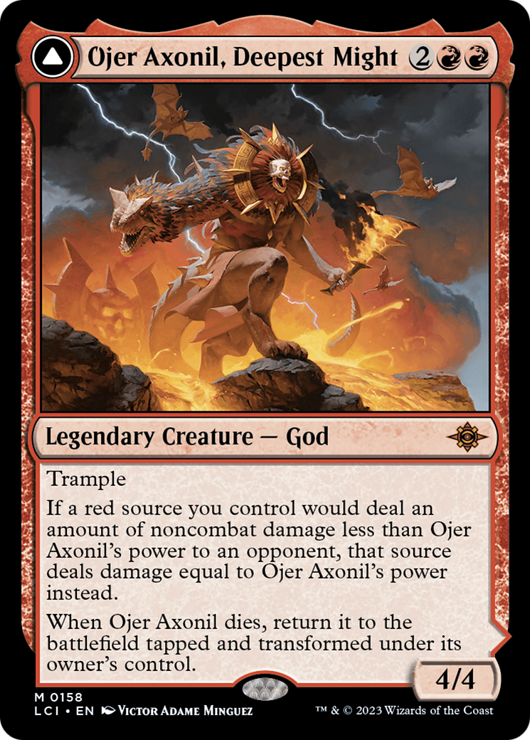 The Lost Caverns of Ixalan - (LCI-158) - Ojer Axonil, Deepest Might Foil
