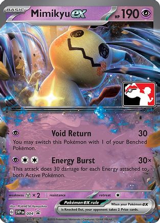 Prize Pack Series Cards  Mimikyu ex  - Holofoil - Promo