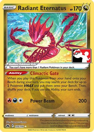 Prize Pack Series Cards  Radiant Eternatus  - Holofoil - Radiant Rare