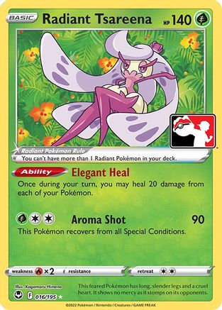 Prize Pack Series Cards  Radiant Tsareena  - Holofoil - Radiant Rare