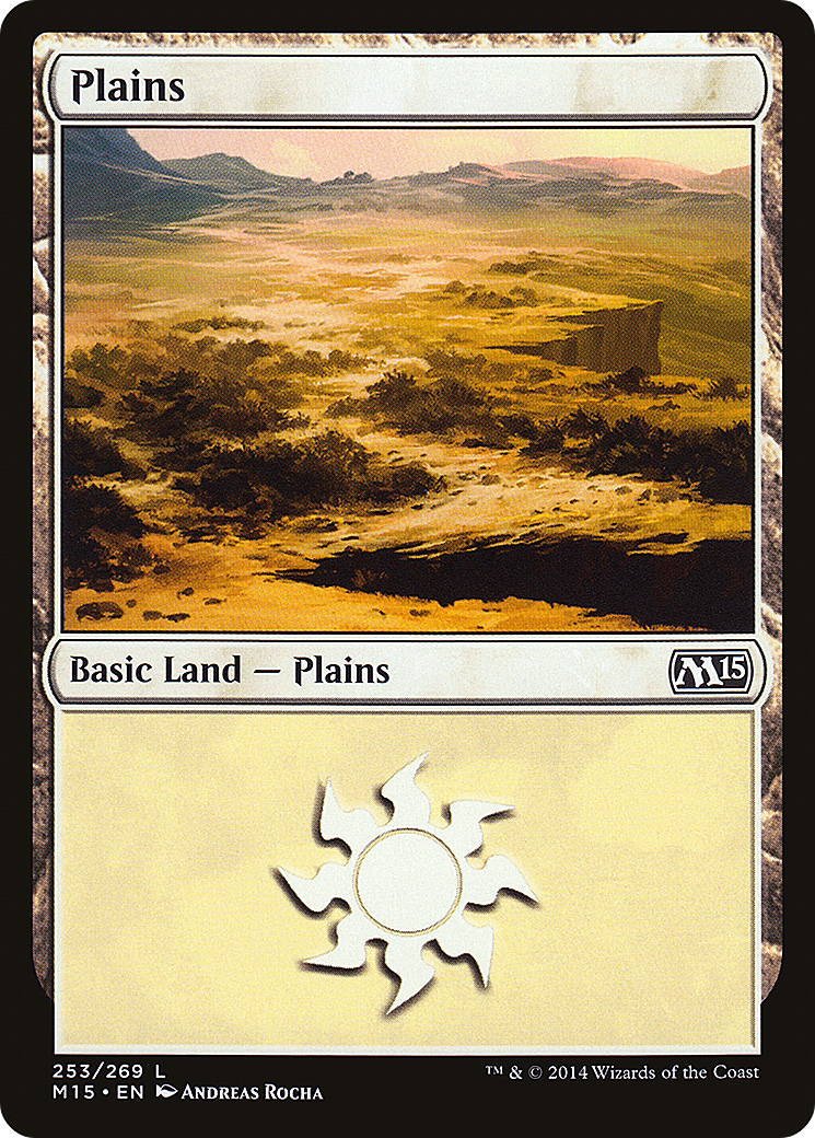 Magic 2015 - (M15-253) - Plains (253) Foil