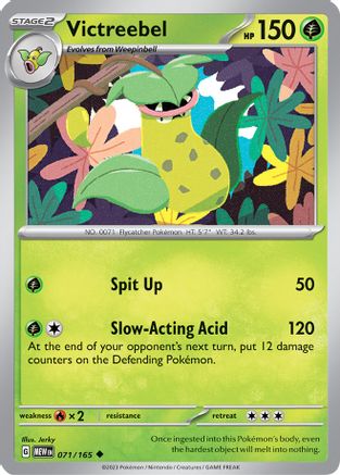 SV Scarlet & Violet 151  071/165 Victreebel  - Uncommon