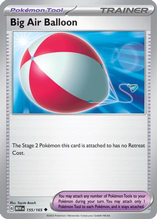 SV Scarlet & Violet 151  155/165 Big Air Balloon  - Uncommon