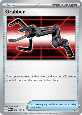 SV Scarlet & Violet 151  162/165 Grabber  - Uncommon