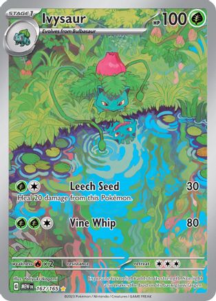 SV Scarlet & Violet 151  167/165 Ivysaur  - Holofoil - Illustration Rare