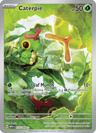 SV Scarlet & Violet 151  172/165 Caterpie  - Holofoil - Illustration Rare