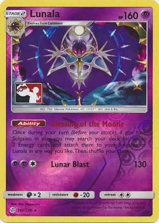League & Championship Cards  Lunala  - Reverse Holofoil - Holo Rare