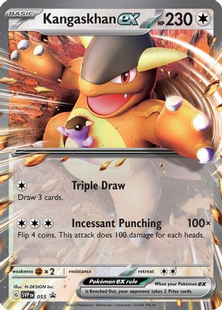SV Scarlet & Violet Promo Cards  055 Kangaskhan ex  - Holofoil - Promo