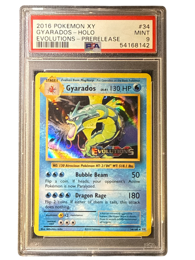 XY Promos  034/108 PSA9 #54168142 Gyarados  - Holofoil - Promo