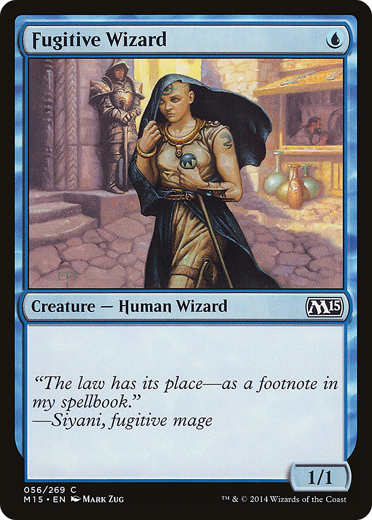 Magic 2015 - (M15-056) - Fugitive Wizard