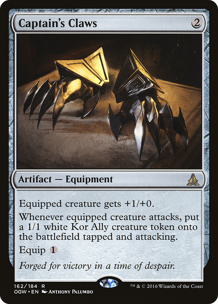 Oath of the Gatewatch - (OGW-162) - Captain's Claws Foil