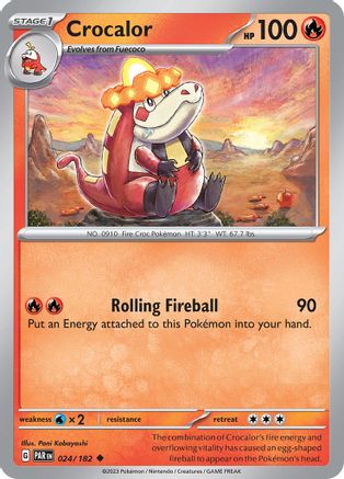 SV04 Paradox Rift  024/182 Crocalor  - Uncommon
