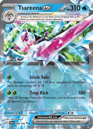 SV04 Paradox Rift  046/182 Tsareena ex  - Holofoil - Double Rare