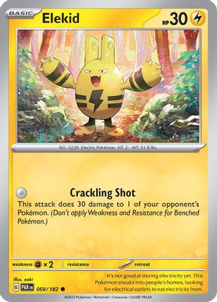 SV04 Paradox Rift  059/182 Elekid  - Common