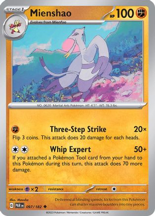 SV04 Paradox Rift  097/182 Mienshao  - Uncommon