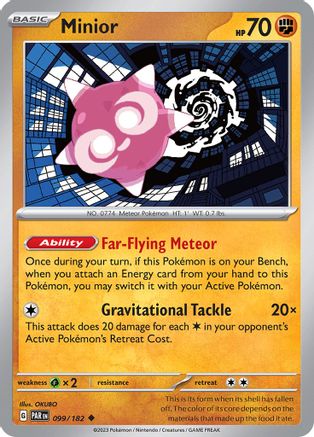 SV04 Paradox Rift  099/182 Minior  - Reverse Holofoil - Uncommon