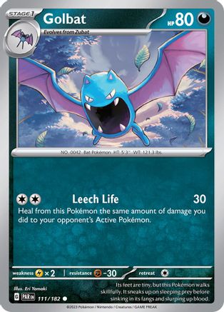 SV04 Paradox Rift  111/182 Golbat  - Reverse Holofoil - Common