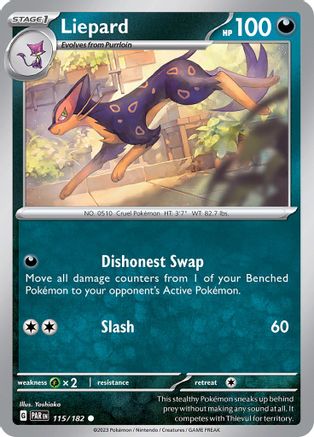 SV04 Paradox Rift  115/182 Liepard  - Common
