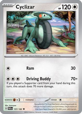 SV04 Paradox Rift  157/182 Cyclizar  - Reverse Holofoil - Uncommon