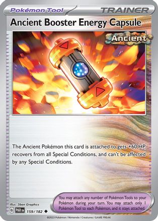 SV04 Paradox Rift  159/182 Ancient Booster Energy Capsule  - Reverse Holofoil - Uncommon